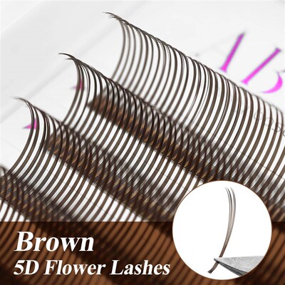 Abonnie 5D Flower Wet Lash Extensions Individual Lashes Brow