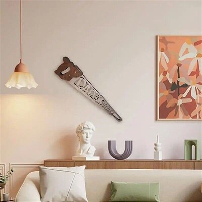 Fathers Day Wood Signs Natural Wooden Plaques In Handsaw