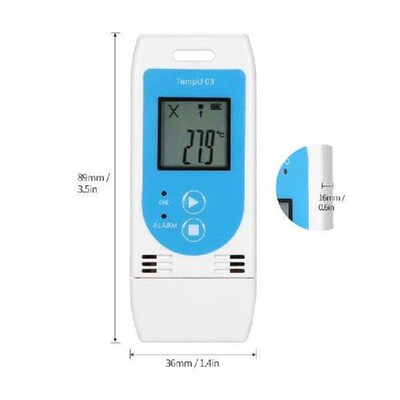 AC88-USB Temperature Humidity Data Logger Reusable RH TEMP
