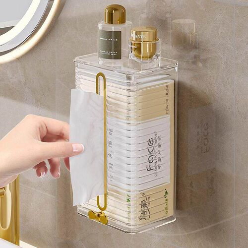 Luxury paper towel holder, wall-mounted face towel storage b