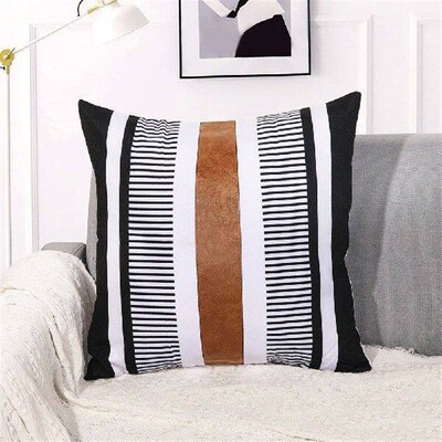 2 Pcs Printed Pillow Cover Sofa Case Decorative Pillows