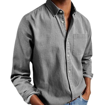 2025 E-commerce Site Mens Lapel Mens Shirt