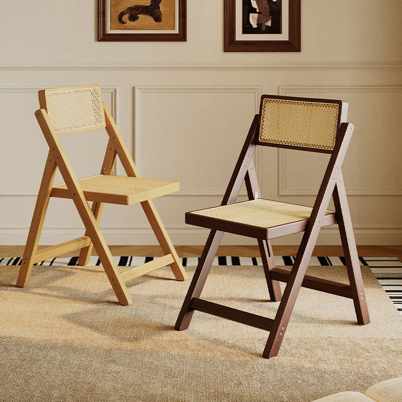 藤椅子靠背椅折叠单人老人休闲家用舒服久坐中古风阳台藤编小椅子,住宅家具,阳台椅,淘宝优惠券,粉丝福利购,淘宝优惠卷