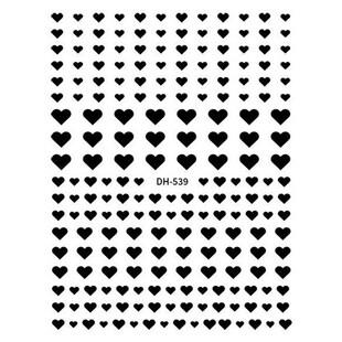 Stars Fre ers White Love Black Art Red Clouds Hearts Nail