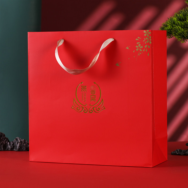 开升降式燕窝礼盒纸盒八角盒圆盒包装盒礼品盒红色对开盒子