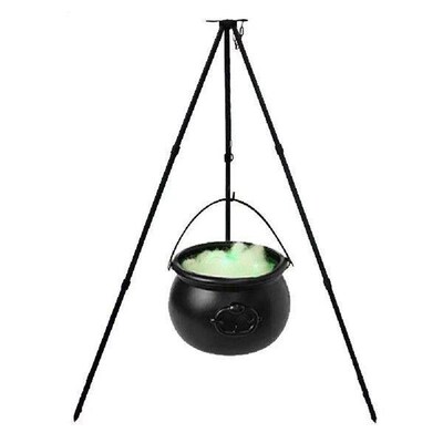 Large Witches Cauldron On Tripod Halloween Day Of The Dead