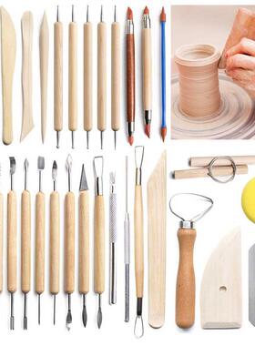 Pottery Clay Sculpting Tools Pottery Carving Tool Kit With C