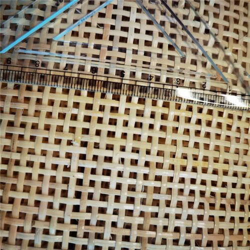 50/55CM Wide 2.6-3.8 Meters Checkered Natural Rattan Cane跨