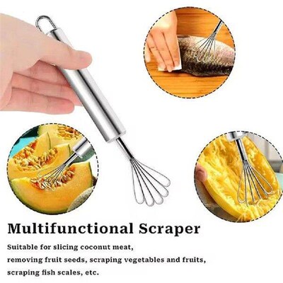 1pcs Stainless Steel Shredded Coconut Knife Household
