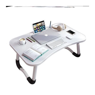 Foldaable notebook student dormitory study table bed desk