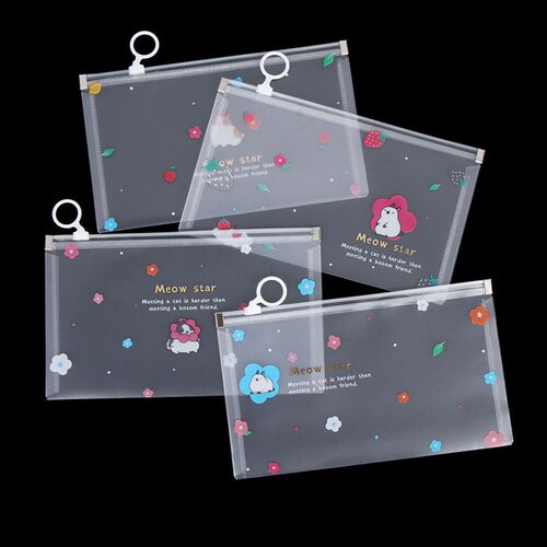 1/4Pcs Cartoon Mask ver Bag Portable Facemask Holder Face Ma