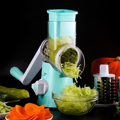 Multi Manual Slicer Vegetable Fruit Cutter Round Mandoline C