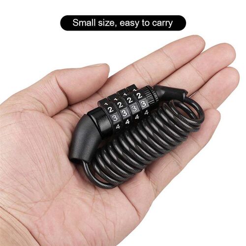 Bicycle Lock Steel Cable Chain Security Safety Bike Password