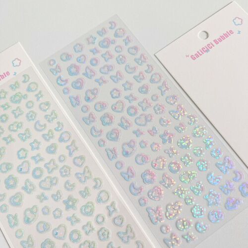 Korea Gradient Transparent Dreamy Bubble Butterfly Laser
