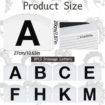 Training Dressage Markers 8 Pieces Sturdy Dressage Markers