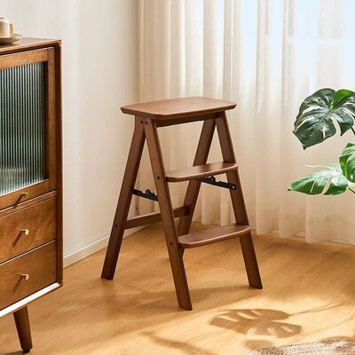 Thickness Portable Ladder Chair Shelf Kitchen High Stool Hom