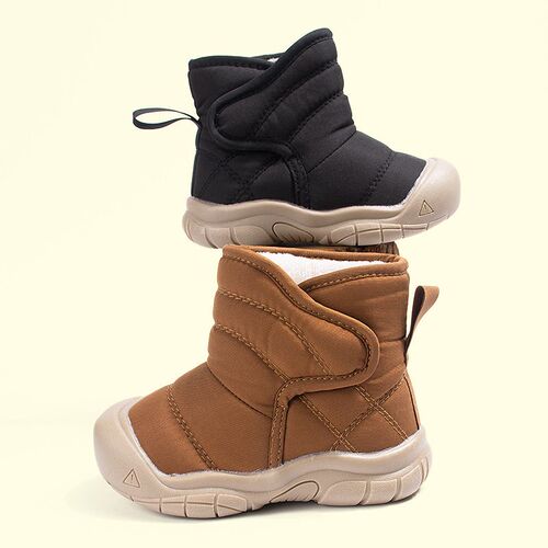 Water-repellent Fabric Toe-cap Childrens Snow Boots With VE