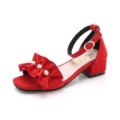 Girls Shoes Sandals New Fashion Summer High Heel Princess Sh