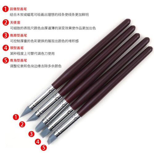 5pcs Clay Tools Pottery Sculpting Tools Poterie Carving