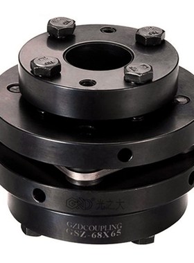 GSZ钢单膜片胀联轴器大扭矩马达电机车床传动轴丝杆数控连轴节