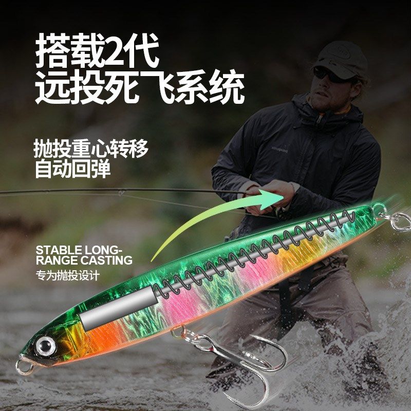 飞鬼铅笔路亚饵二代远投沉水缓沉铁板假饵套装淡水钓翘嘴专用马口,户外/登山/野营/旅行用品,路亚饵,淘宝优惠券,粉丝福利购,淘宝优惠卷