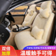 汽车坐垫冬季 毛绒加厚全包围兔毛绒短毛加厚保暖座垫男女通用座套