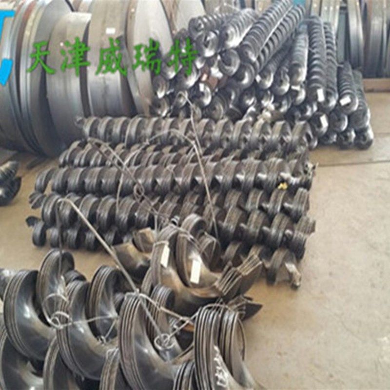 订做加工螺旋绞龙输送机配件绞龙叶片连续冷轧碳钢提升上料蛟龙