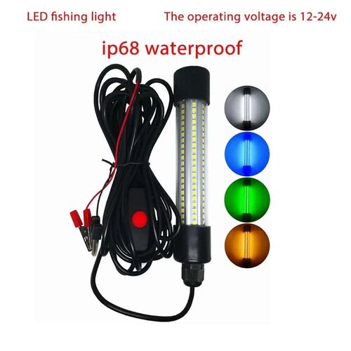 50W DC12-24V Fishing Light 126Pcs 2835SMD LED Underwater Sub