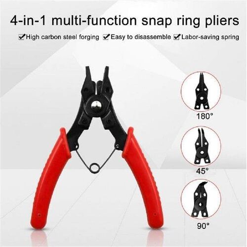 4 In 1 Multifunctional Retaining Clip Snap Ring Circlip