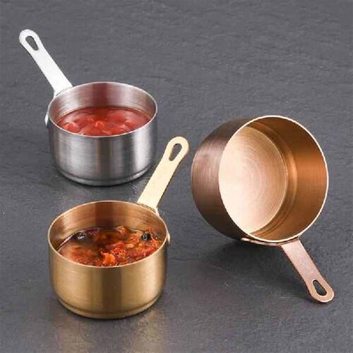 304 Stainless Steel Sauce Cup Stackable With Handle Mini