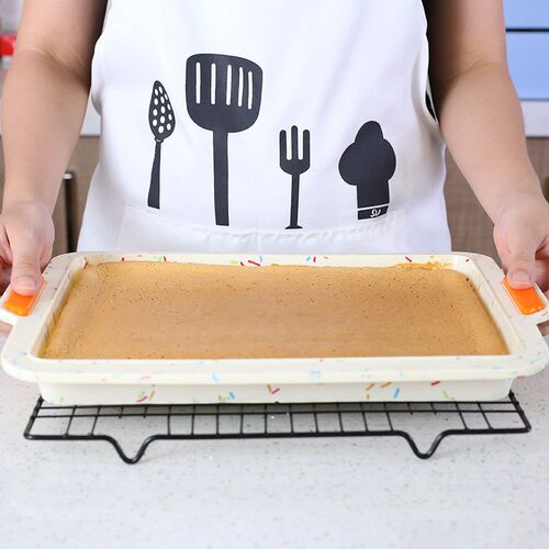 Cake Baking Silicone French Bread Hamburger Muffin Pan Mold