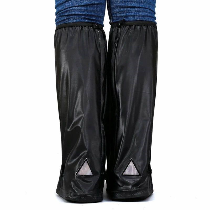 Rain Boots Waterproof Overshoes Snowing Raining Long Shoes v - 实物图