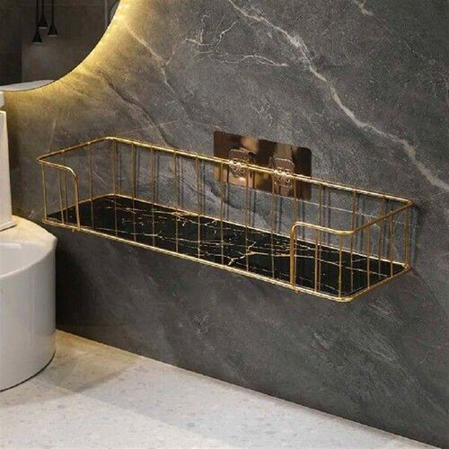 Multifunctional Iron Art Wall Mount Bathroom Shelf for