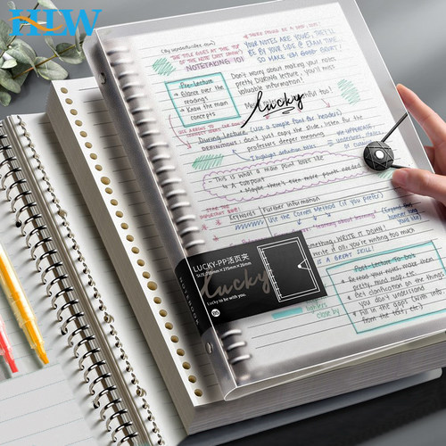 Diary A5 B5 A4 Transparent Loose Leaf Binder Notebook Inner