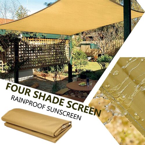 SOLEDI Shade Sail Waterproof Sun Shade Square Rectangle Camp