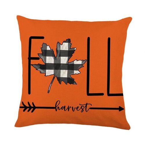 Halloween pumpkin pillow cover printed sofa cushion 万圣抱枕