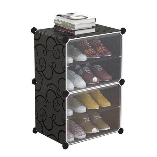 Dust proof shoe rack simple combination shoe storage cabinet