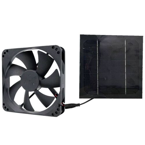 20W Solar Exhaust Fan Air Extractor 6 Inch Mini Ventilator S