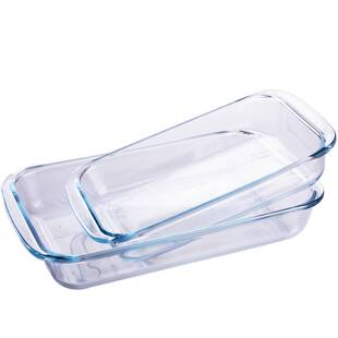 Tempered glass baking tray Household rectangular heat resist