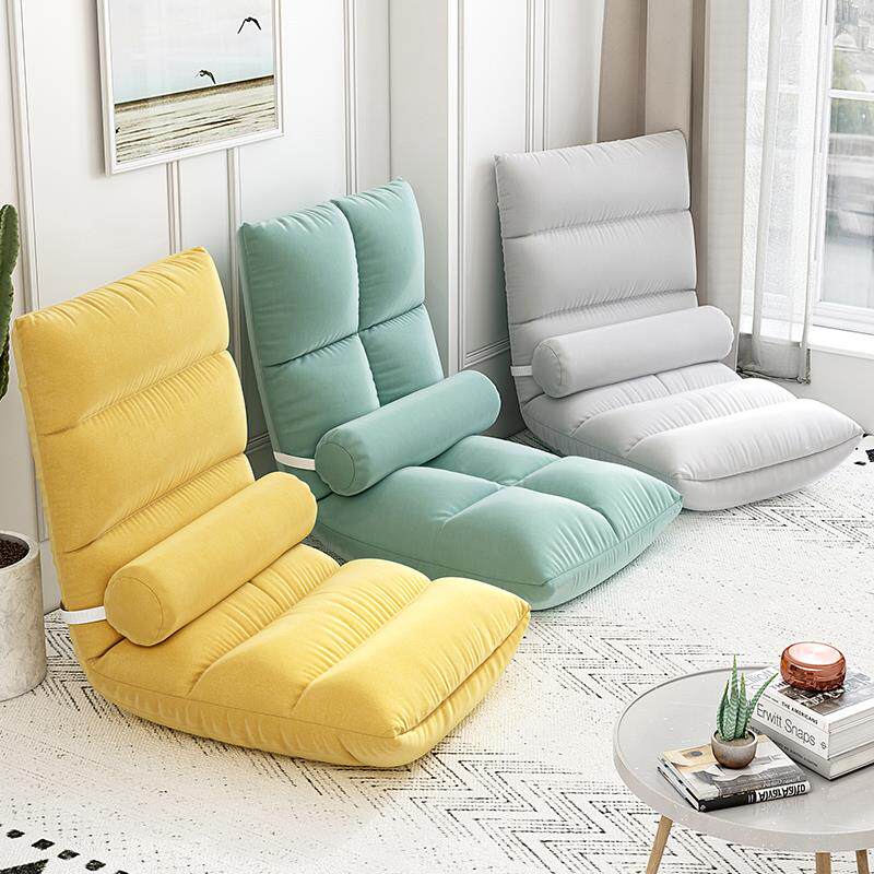 Lazy sofa tatami bed back chair single sofa folding chair图片