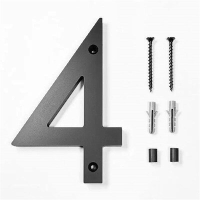 Address Big Modern Door Alphabet Floating House Number
