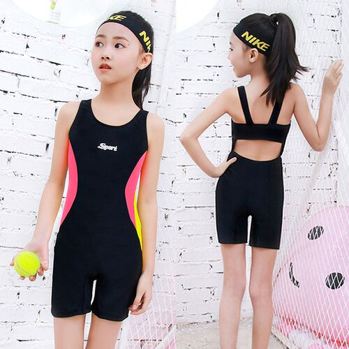 Vintage Prefessional One Piece Swimsuit for Kids Swimwear Gi