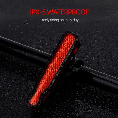 Folding Laser Bike Light Front Rear Safety Warning Bicycle L