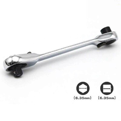 1 4 Mini Ratchet Wrench Double-Ended Torque Small Fly