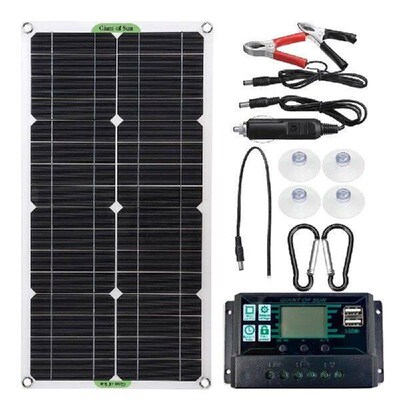 250W Solar Panel Kits 12V/24V with 30A/60A/100A Controller