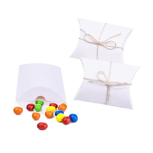10/20/30Pcs Pillow Candy Box Kraft Paper Christmas Gift