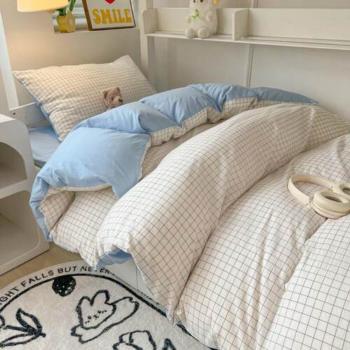Japanese Style Style Style Wash tton Double-layer Yarn Four-