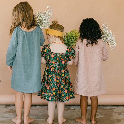 Spring Autumn Baby Girl Dress Llittle Girls Long Sleeve Cott