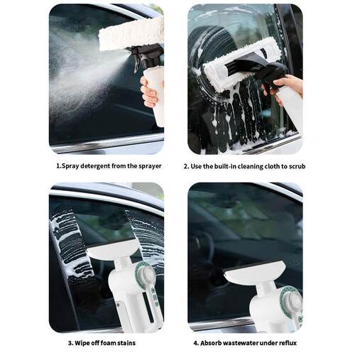 Electric glass scraper handheld window cleaner with strong w