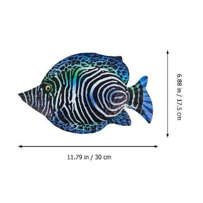 Wrought Iron Fish Wall Hanging Decoration Home Indoor